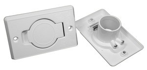 Stofcontact 120x80 wit